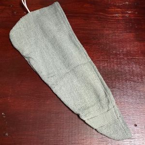 Handmade Gray Turbin Twist Hair Towel